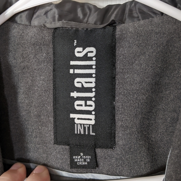 Like-New Longline Capsule Wardrobe Zip-Up Coat from INTL d.e.t.a.i.l.s Size S‎ - Picture 2 of 11